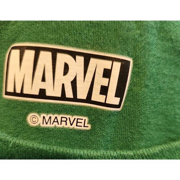 Vintage Marvel The Incredible Hulk Graphic St. Patrick's Day Shamrock T-Shirt - Picture 4 of 6
